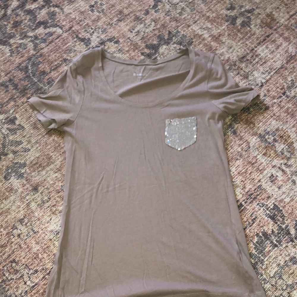 Tan causal shirt